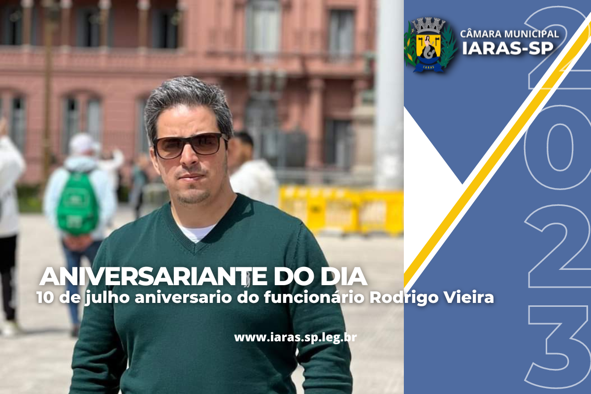 10 de julho: Aniversário de Rodrigo Vieira