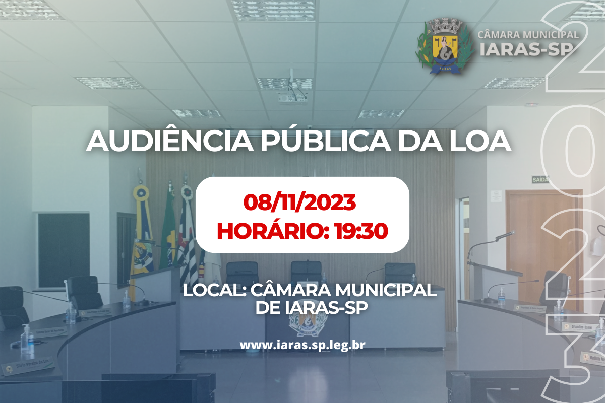 Audiência Pública - LOA 2024