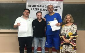 Autoridades de Iaras Participam de Evento com Diretor Regional de Esportes