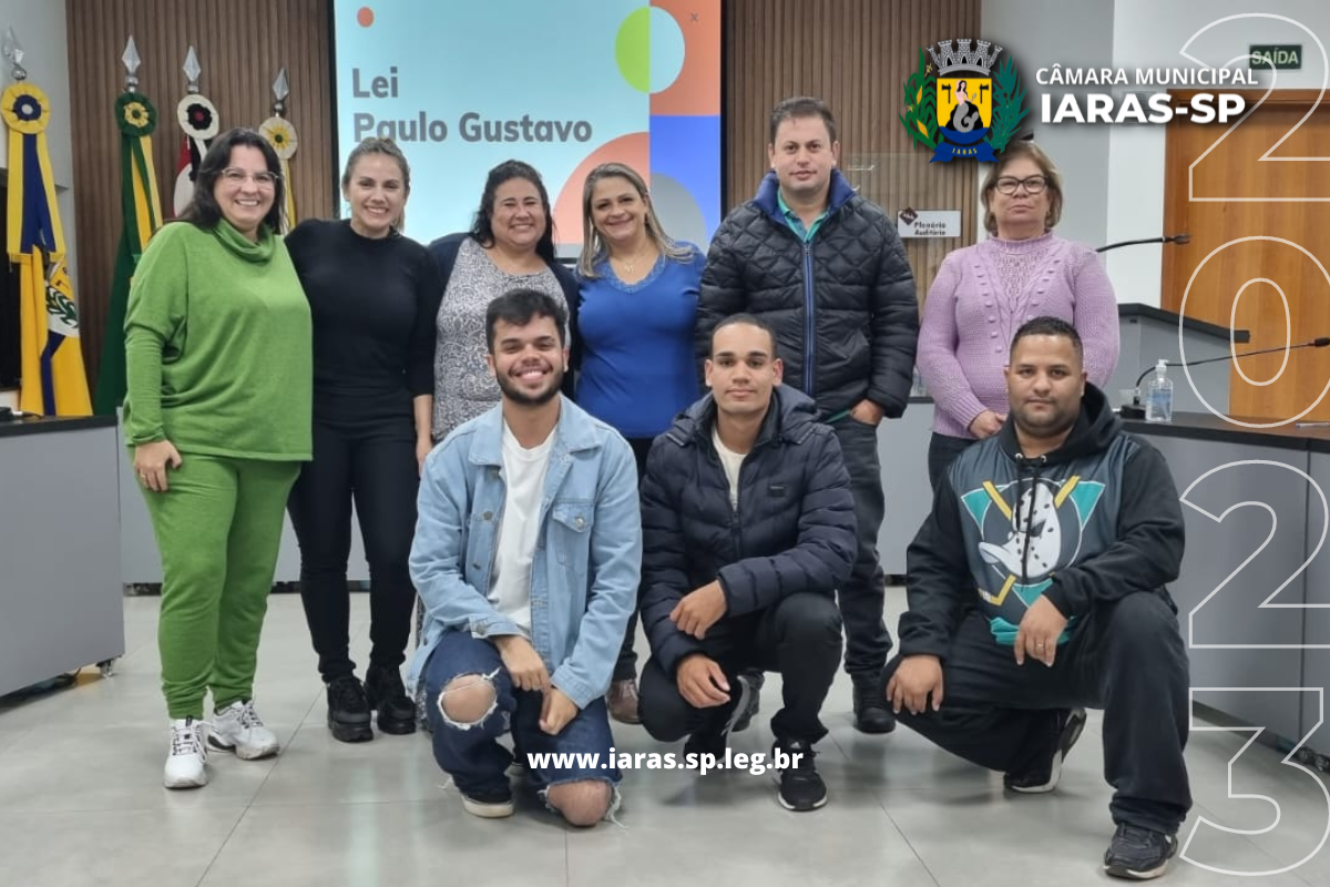 Lei Paulo Gustavo realiza a 1° Imersão  na Câmara Municipal de Iaras